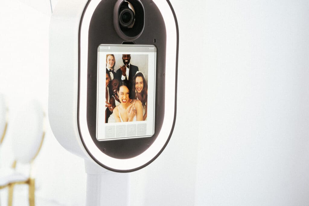 Digital Images, taken by the Photo Booth inside of Penny the photo Bus, at a Florida Wedding.